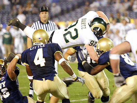2005 Poinsettia Bowl at Qualcomm Stadium: Navy defeated Colorado State 51-30