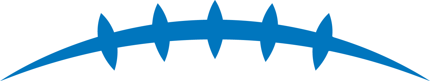 Graphic of football seams